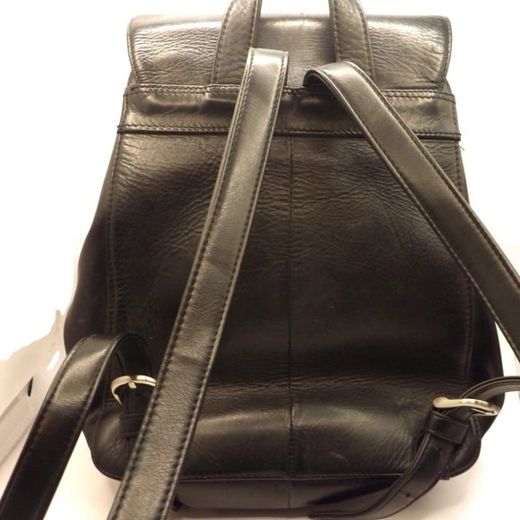 Vintage Nine West Black Leather Backpack/ Handbag main image 4